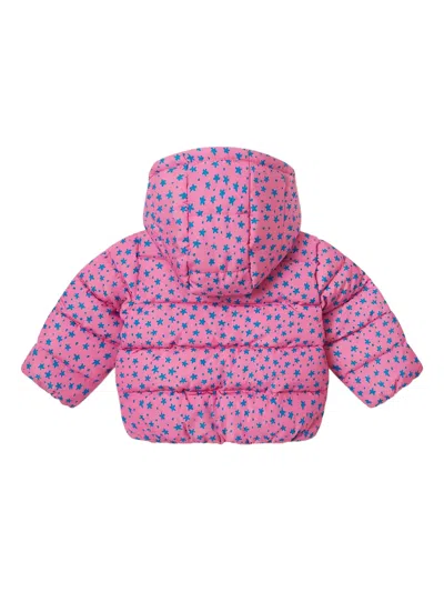 星星印花绗缝夹克