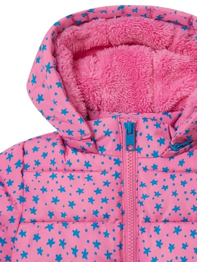 星星印花绗缝夹克