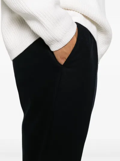 Fursac Wool Straight-leg Trousers In Blue