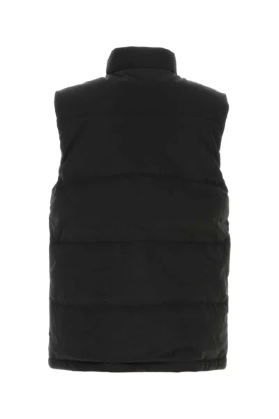 Canada Goose Black Polyester Blend Freestyle Sleeveless Down Jacket In Black