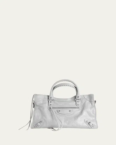 Balenciaga Shoulder Bags Stud Embellishment In Gray