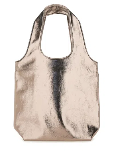 Apc A.p.c. Silver Shoulder Bag In Silver