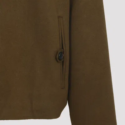 Acne Studios Wool Zip-up Jacket In Brown