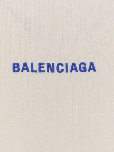 Balenciaga T-shirt Aus Baumwoll-jersey In Neutral