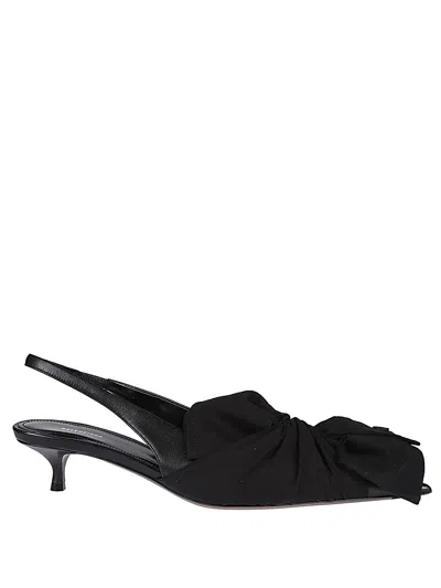 Balenciaga Knife Chemise 40 Slingback Pumps In Black