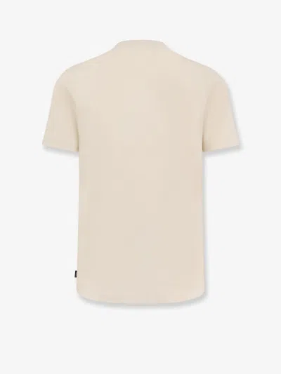 Hugo Boss Boss Men T-shirt In Cotone In Neutral