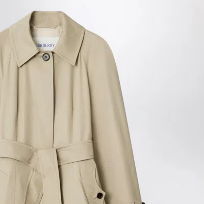 Burberry Ellingham Belted Cotton-gabardine Trench Coat In Brown