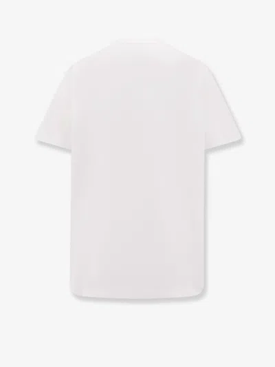 Burberry Contrast-pocket Short-sleeve Cotton T-shirt In White