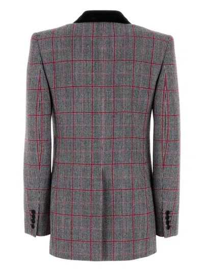 Chloé Chloe Embroidered Wool Blazer In Multi