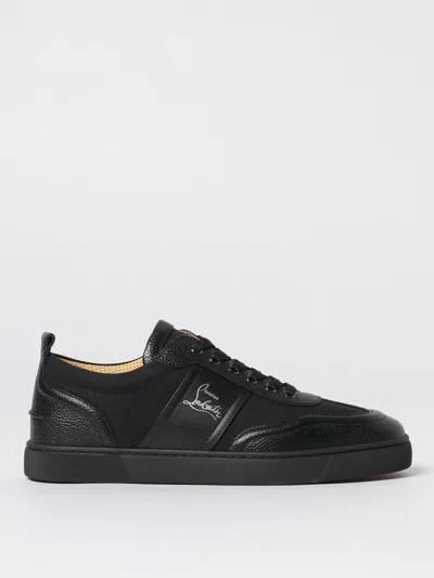 Christian Louboutin Low Top Sneakers Flat Sole In Black