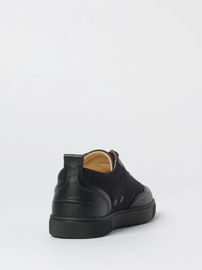 Christian Louboutin Low Top Sneakers Flat Sole In Black