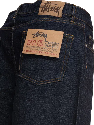 Stussy Big Ol Denim Shorts In Blue