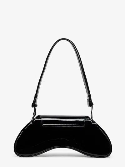 Diesel Play-crossbody Bag In Semi Gloss Leather In Black