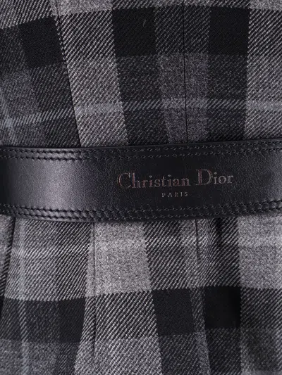 Dior Women Madras Blazer With Belt And Removable Scarf In Multi
