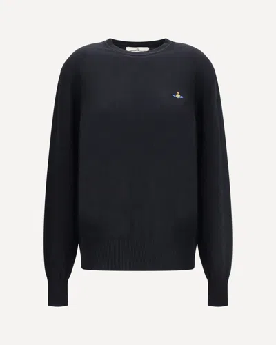 Vivienne Westwood Alex Round Neck In Blue