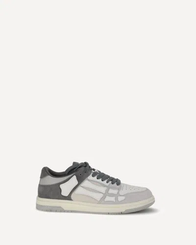 Amiri Low Top Sneakers Featuring Contrast Panels In Gray