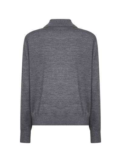 Dries Van Noten Polopullover Aus Wolle In Multi