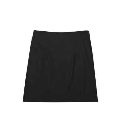 Dsquared2 Asymmetric Black Cotton Suit In Black