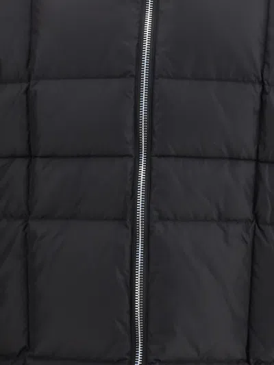 Dsquared2 Men 3d Long Nylon Down Jacket In Black