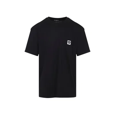 Carhartt T-shirt With Pocket And Heart Patch In Black