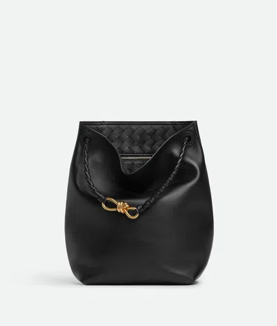 Bottega Veneta Andiamo Bucket In Black