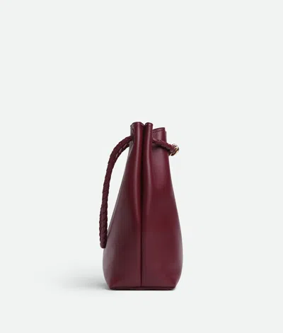 Bottega Veneta Andiamo Medium Leather Bucket Bag In Burgundy