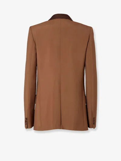 Fendi Women Wool And Mohair Blazer In Brown