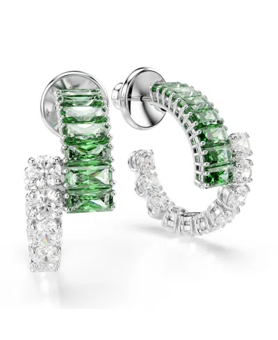 Swarovski Matrix Kreolen In Metallic