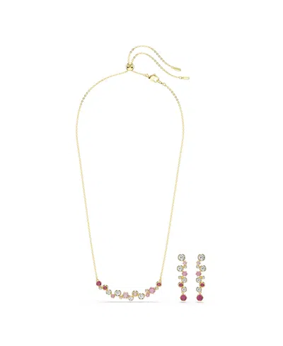 Swarovski Constella Set In Gold