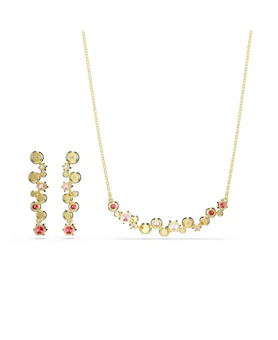 Swarovski Constella Set In Gold