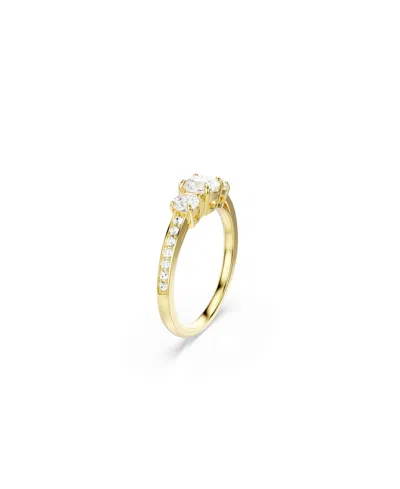 Swarovski Stilla Attract Gold-tone Plated Ring In Gold
