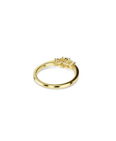 Swarovski Stilla Attract Gold-tone Plated Ring In Gold