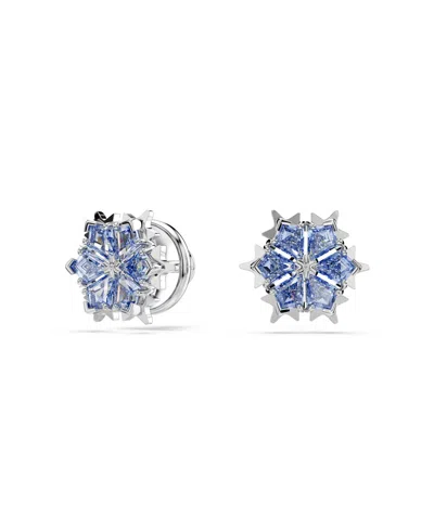 Swarovski Magic Stud Earrings In Blue