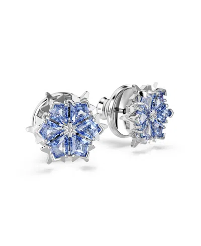 Swarovski Magic Stud Earrings In Blue