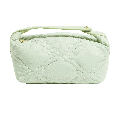 Stoney Clover Lane Top Handle Nylon Toiletry Bag In Green