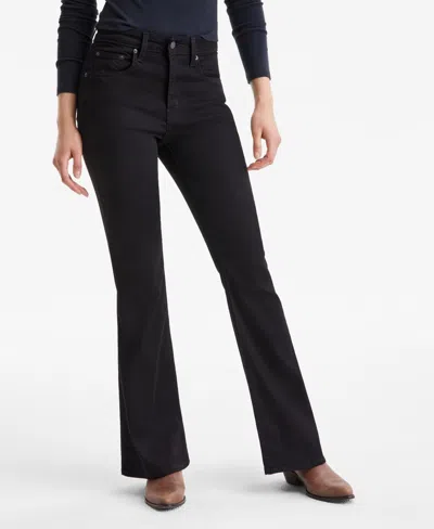 Levi's Women's 726 High Rise Slim Fit Flare Jeans In Black