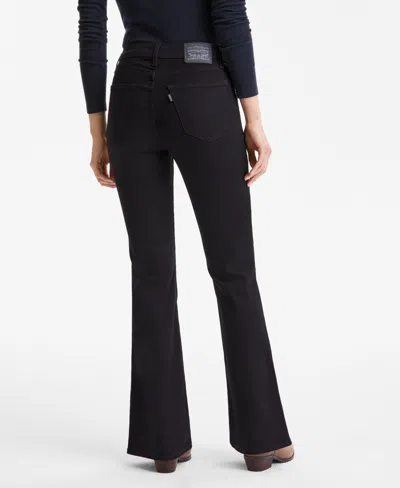 Levi's Women's 726 High Rise Slim Fit Flare Jeans In Black