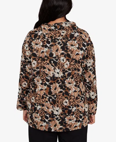 Ruby Rd. Plus Size Vintage Paisley Embellished Top In Multi