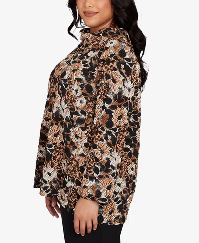 Ruby Rd. Plus Size Vintage Paisley Embellished Top In Multi