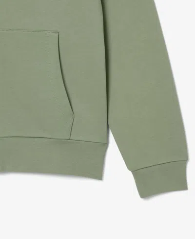 Lacoste Men's Zip-up Fleece Hoodie In Metallic