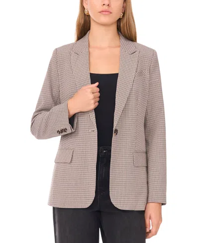 1.state Peak Lapel Blazer In Multi