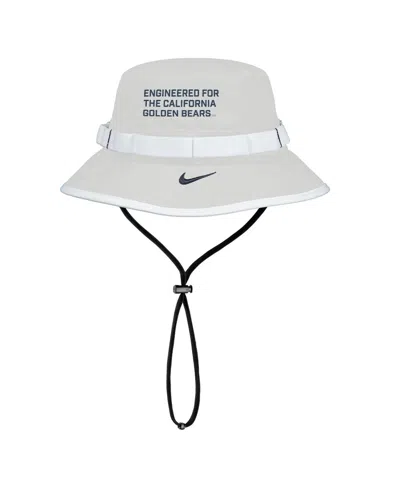 Nike Men's Gray Cal Bears 2025 On-field Boonie Performance Bucket Hat In White
