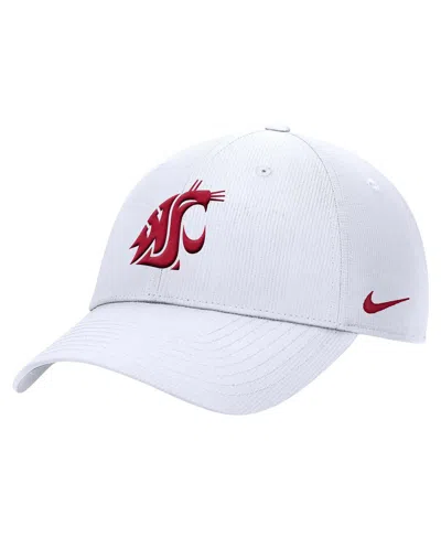 Nike Men's White Washington State Cougars 2025 On-field Club Performance Adjustable Hat In White