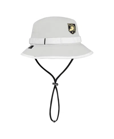 Nike Men's Gray Army Black Knights 2025 On-field Boonie Performance Bucket Hat In White