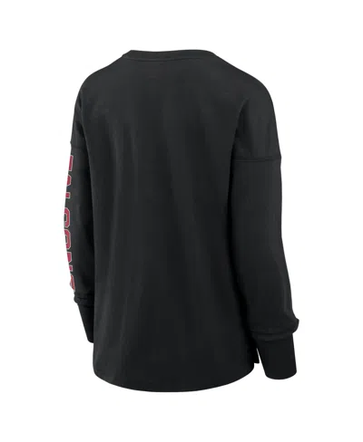 Fanatics Women's Black Atlanta Falcons Hometown Legacy Long Sleeve T-shirt In Black