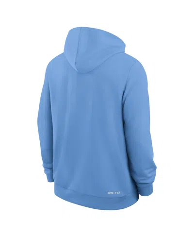 Jordan Men's Light Blue North Carolina Tar Heels 2025 Sideline Standard Issue Dri-fit Hoodie In Blue