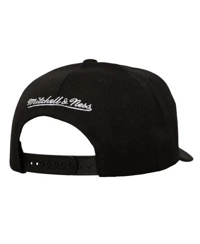 Mitchell & Ness Black Toronto Maple Leafs Busted Logo Wordmark Wrap-around Pro Pinch Adjustable Hat In Black