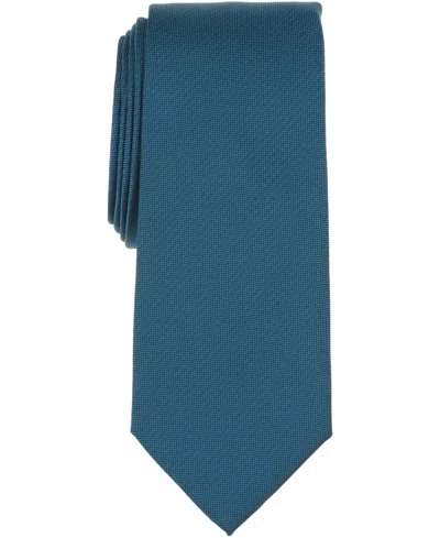 Alfani Men's Gilded Solid Slim Tie, Macy's Exclusive In Green