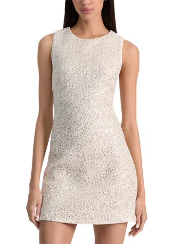 Alice And Olivia Alice + Olivia Cade Mini Dress In White