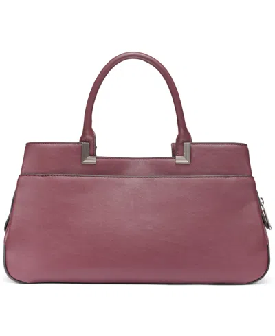 Karl Lagerfeld Meribel Satchel Bag In Burgundy